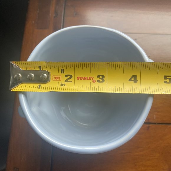 Ceramic Flower Pot Blue and Gold - Picture 6 of 6